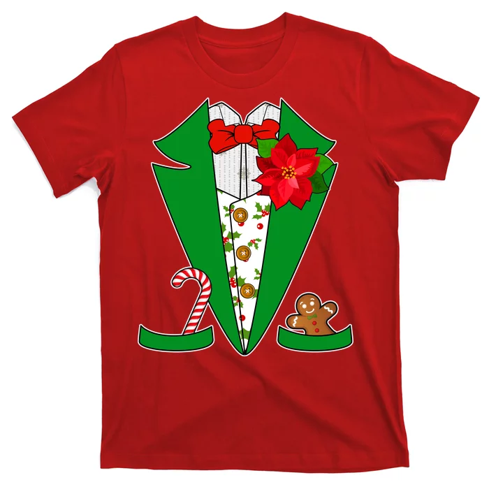 Christmas Party Tuxedo Suit Top T-Shirt