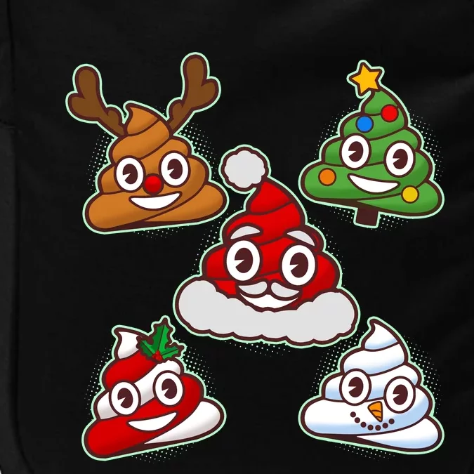 Christmas Poop Emoji Group Impact Tech Backpack