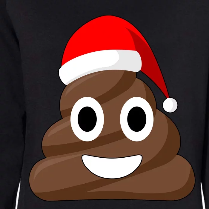 Christmas Poop Emoji Smiley Womens California Wash Sweatshirt