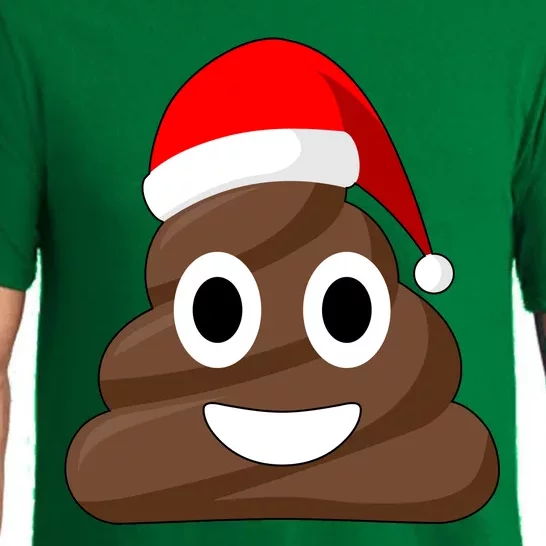 Christmas Poop Emoji Smiley Pajama Set