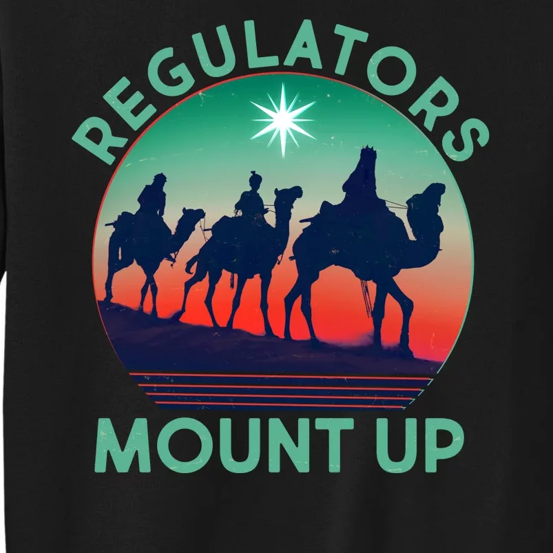 Christmas Regulars Mount Up Three Wise Men Sweatshirt