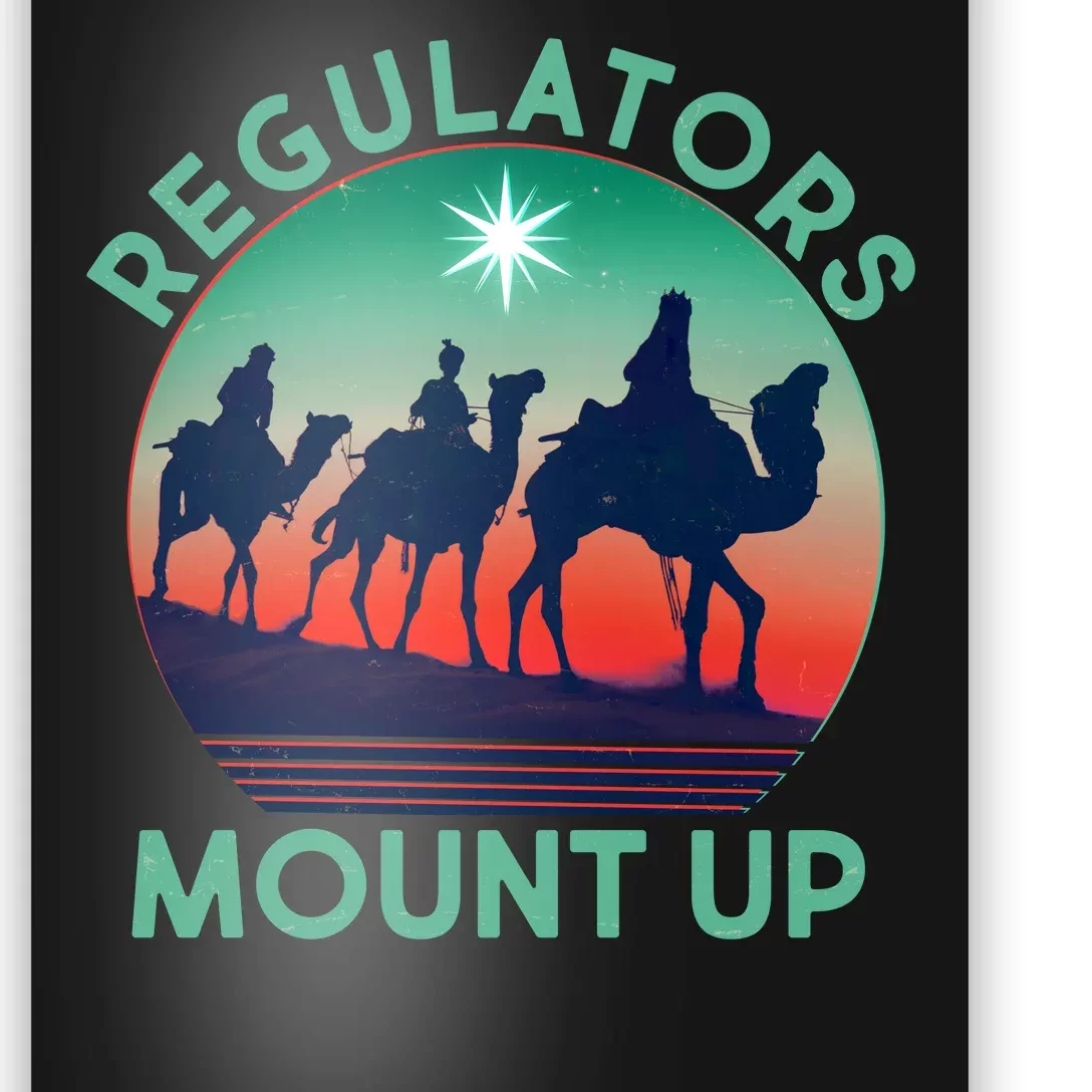 Christmas Regulars Mount Up Three Wise Men Poster