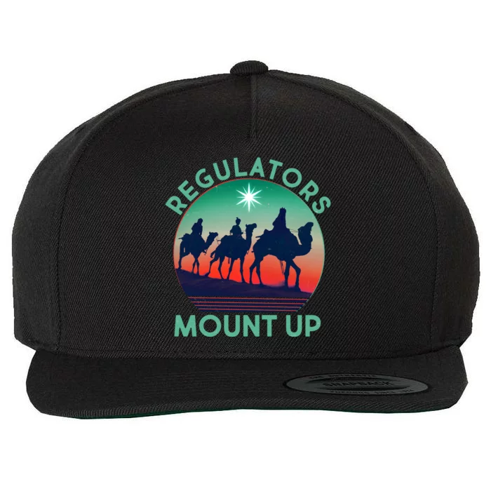 Christmas Regulars Mount Up Three Wise Men Wool Snapback Cap