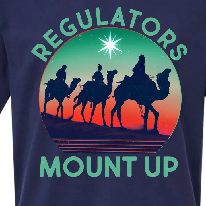 Christmas Regulars Mount Up Three Wise Men Sueded Cloud Jersey T-Shirt