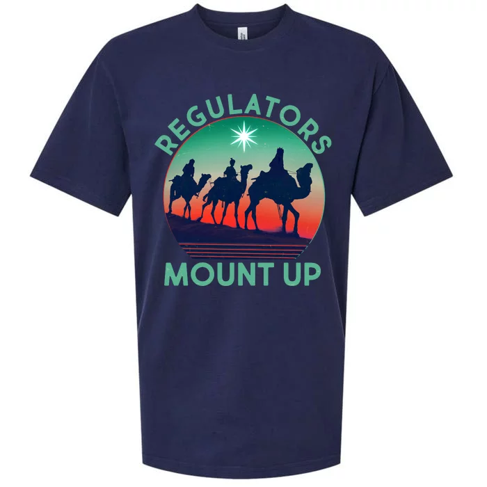 Christmas Regulars Mount Up Three Wise Men Sueded Cloud Jersey T-Shirt