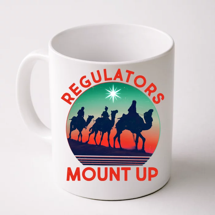 Christmas Regulars Mount Up Three Wise Men Front & Back Coffee Mug