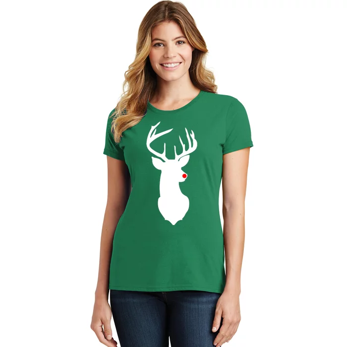 Christmas Rudolph The Red Nose Reindeer Women's T-Shirt