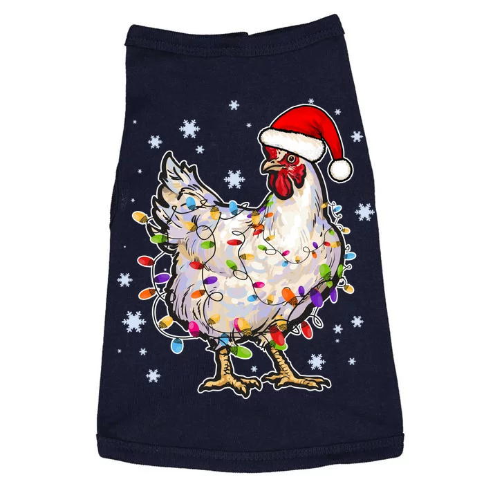 Christmas Santa Chicken Doggie Tank