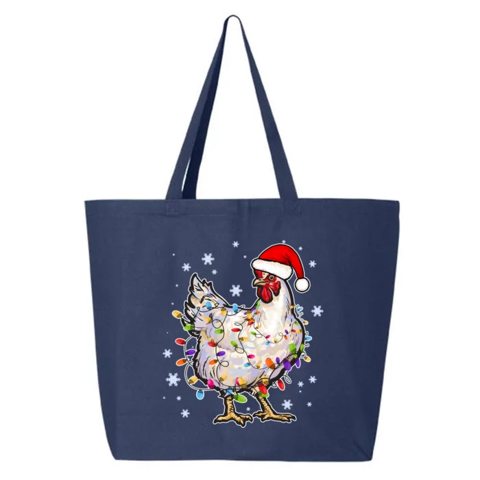 Christmas Santa Chicken 25L Jumbo Tote