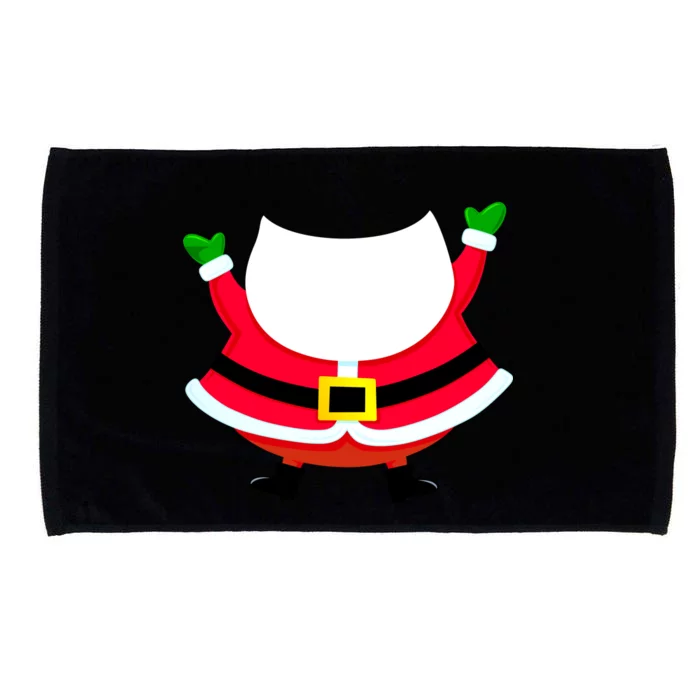 Christmas Santa Claus Big Head Suit Microfiber Hand Towel