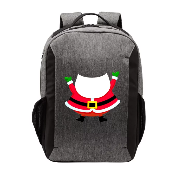 Christmas Santa Claus Big Head Suit Vector Backpack