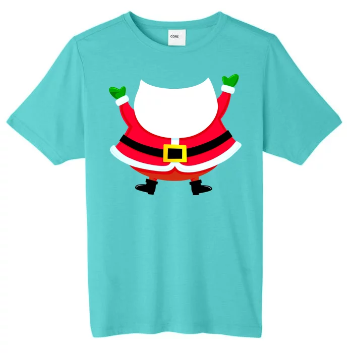 Christmas Santa Claus Big Head Suit ChromaSoft Performance T-Shirt