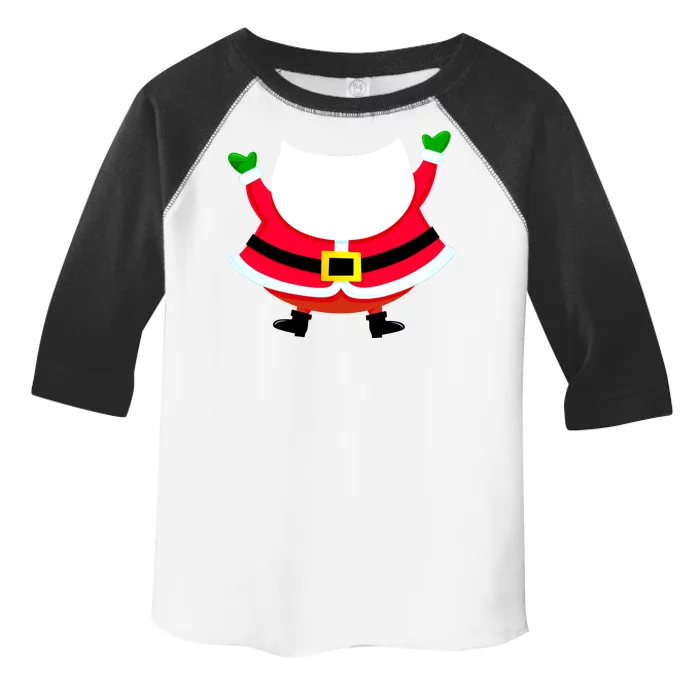 Christmas Santa Claus Big Head Suit Toddler Fine Jersey T-Shirt