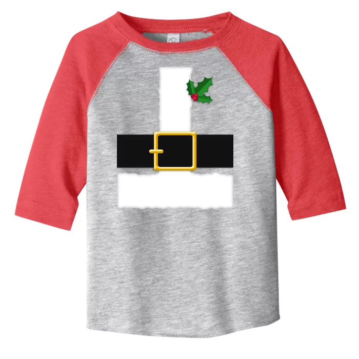 Christmas Santa Costume Top Toddler Fine Jersey T-Shirt