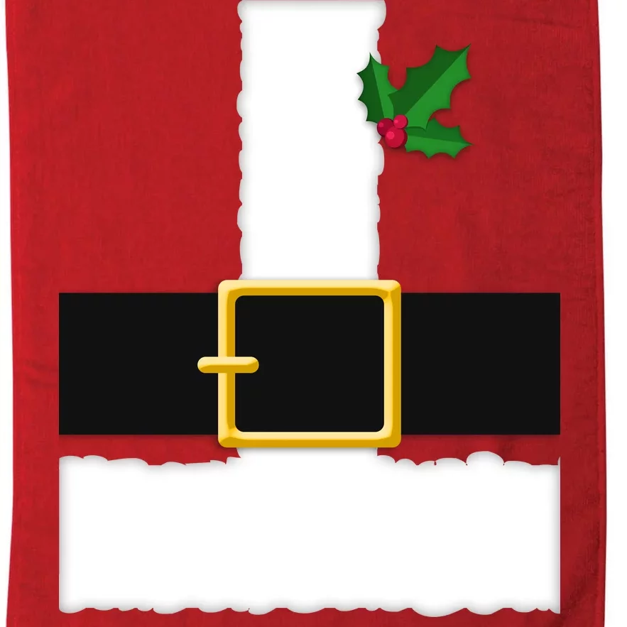 Christmas Santa Costume Top Platinum Collection Golf Towel