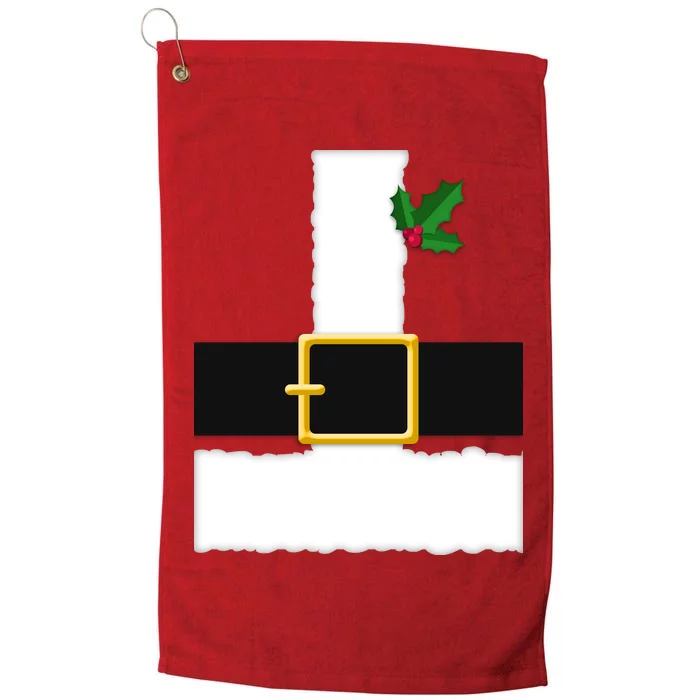 Christmas Santa Costume Top Platinum Collection Golf Towel