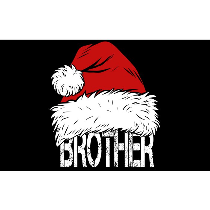 Christmas Santa Hat Brother Bumper Sticker