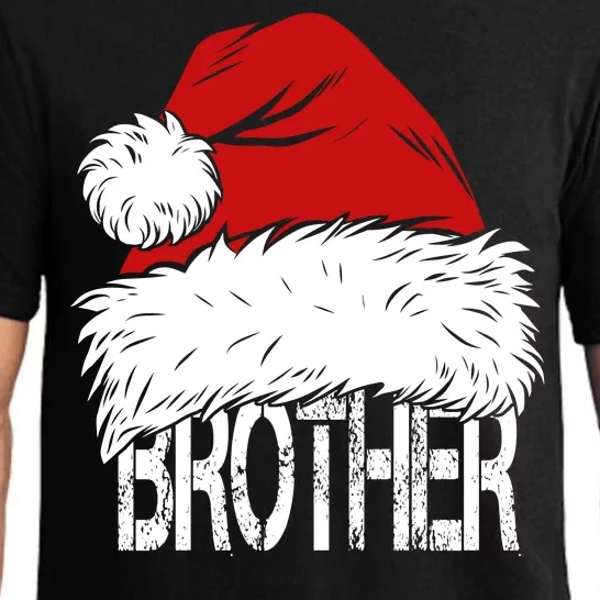 Christmas Santa Hat Brother Pajama Set