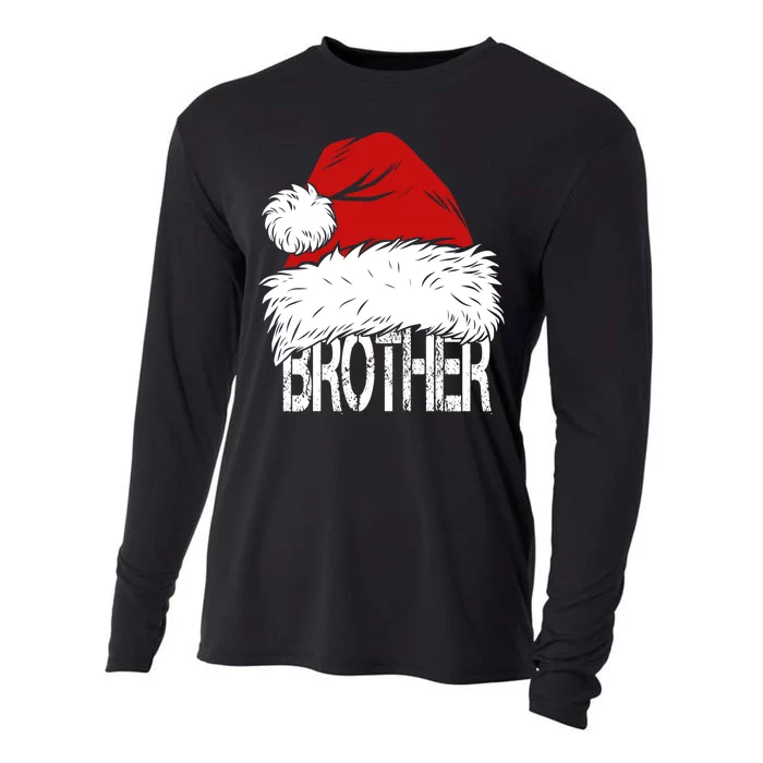 Christmas Santa Hat Brother Cooling Performance Long Sleeve Crew