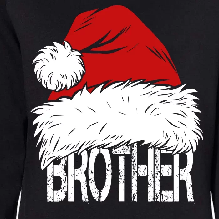 Christmas Santa Hat Brother Womens California Wash Sweatshirt