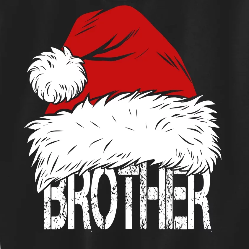 Christmas Santa Hat Brother Kids Sweatshirt