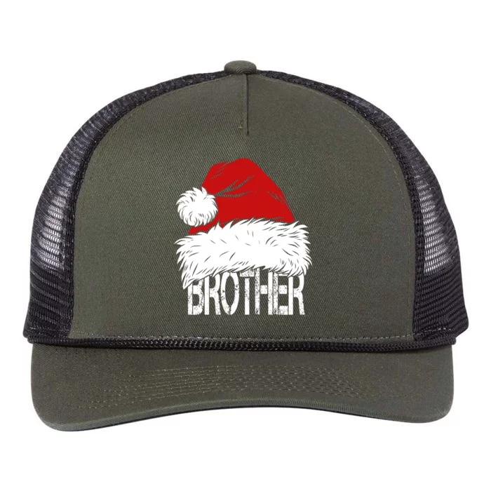 Christmas Santa Hat Brother Retro Rope Trucker Hat Cap