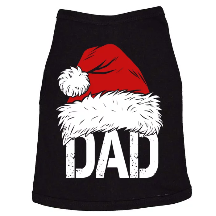 Christmas Santa Hat Dad Doggie Tank