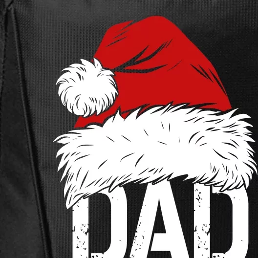 Christmas Santa Hat Dad City Backpack