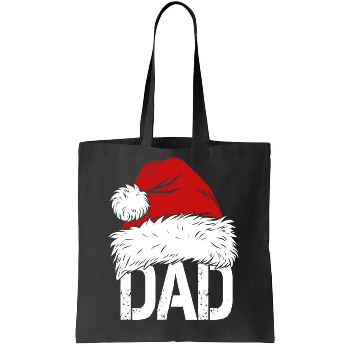 Christmas Santa Hat Dad Tote Bag