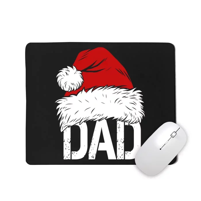 Christmas Santa Hat Dad Mousepad