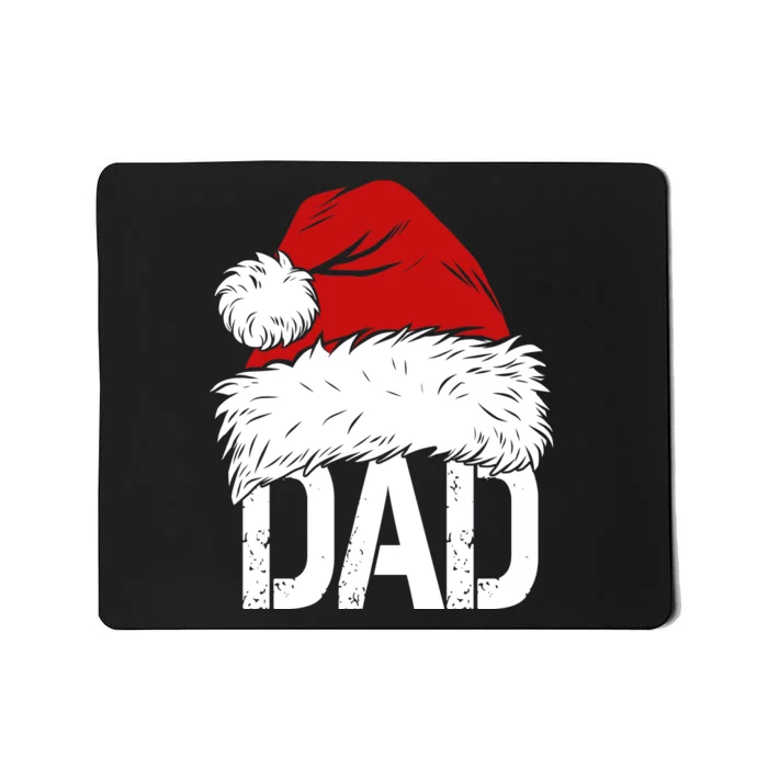 Christmas Santa Hat Dad Mousepad