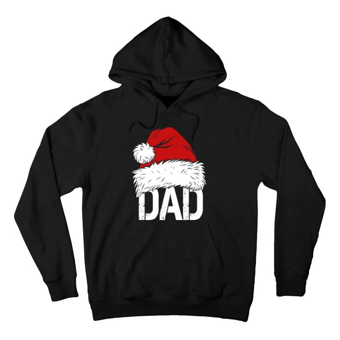 Christmas Santa Hat Dad Tall Hoodie