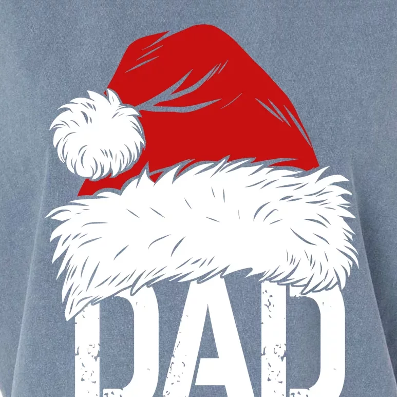 Christmas Santa Hat Dad Garment-Dyed Women's Muscle Tee