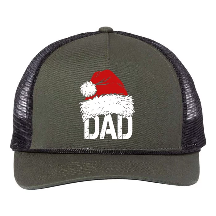 Christmas Santa Hat Dad Retro Rope Trucker Hat Cap