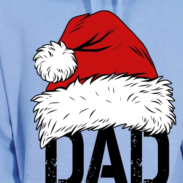 Christmas Santa Hat Dad Unisex Surf Hoodie