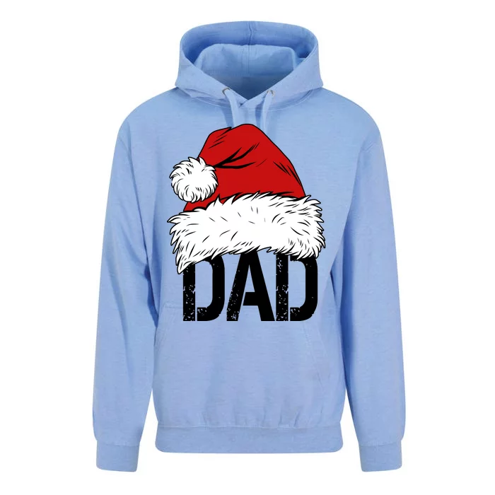 Christmas Santa Hat Dad Unisex Surf Hoodie