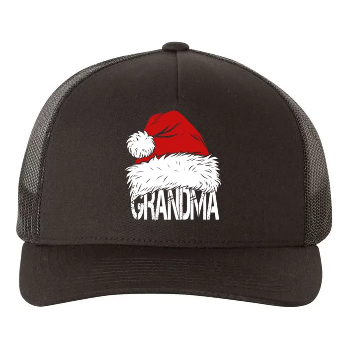 Christmas Santa Hat Grandma Yupoong Adult 5-Panel Trucker Hat