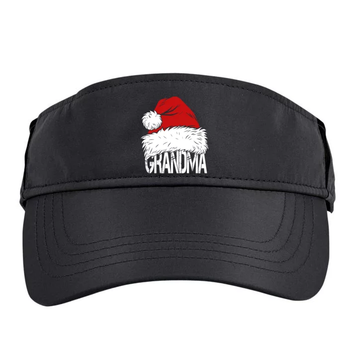 Christmas Santa Hat Grandma Adult Drive Performance Visor