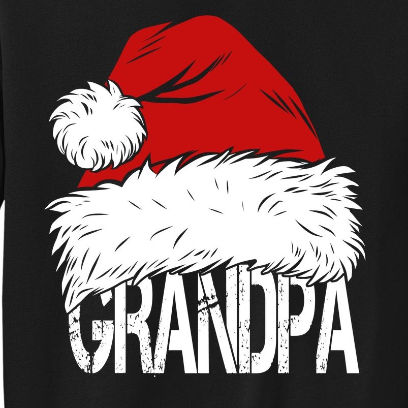 Christmas Santa Hat Grandpa Sweatshirt