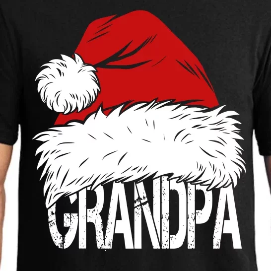 Christmas Santa Hat Grandpa Pajama Set