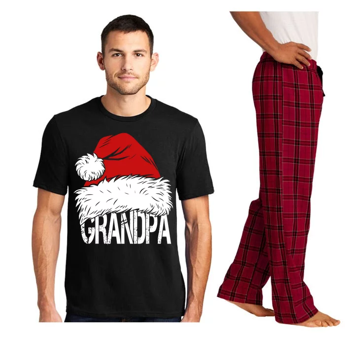 Christmas Santa Hat Grandpa Pajama Set