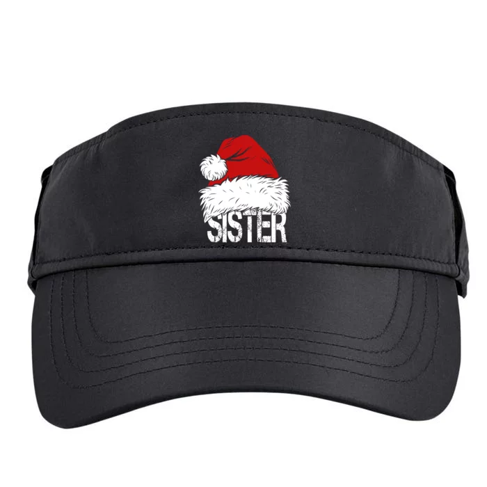 Christmas Santa Hat Sister Adult Drive Performance Visor