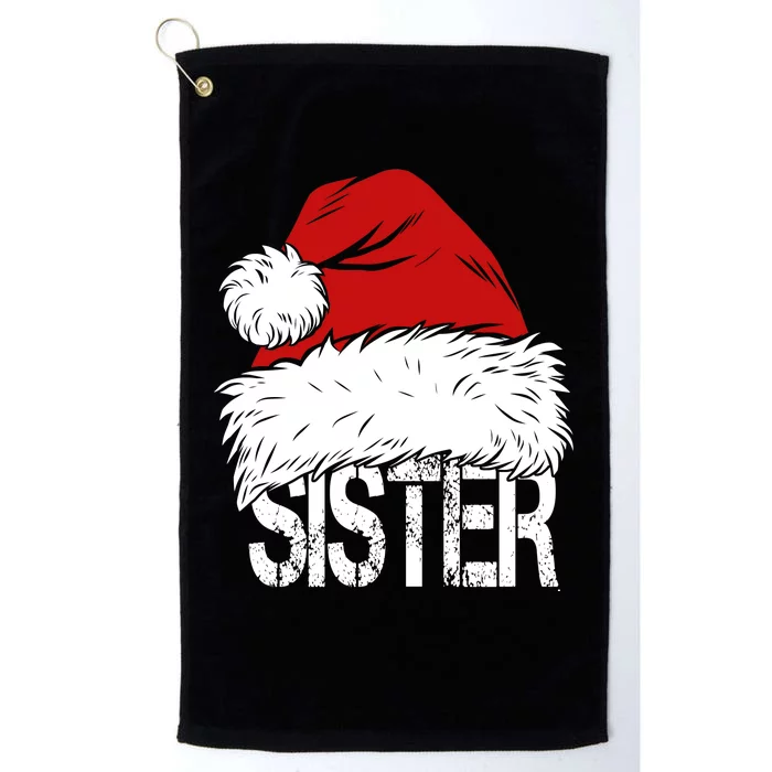 Christmas Santa Hat Sister Platinum Collection Golf Towel