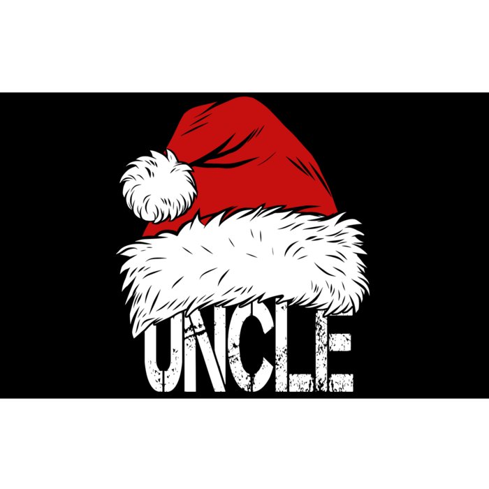 Christmas Santa Hat Uncle Bumper Sticker