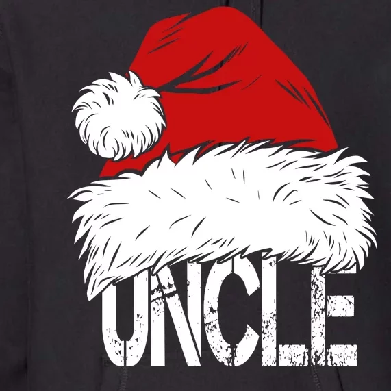 Christmas Santa Hat Uncle Premium Hoodie