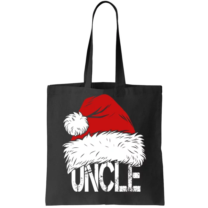 Christmas Santa Hat Uncle Tote Bag