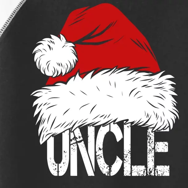 Christmas Santa Hat Uncle Toddler Fine Jersey T-Shirt