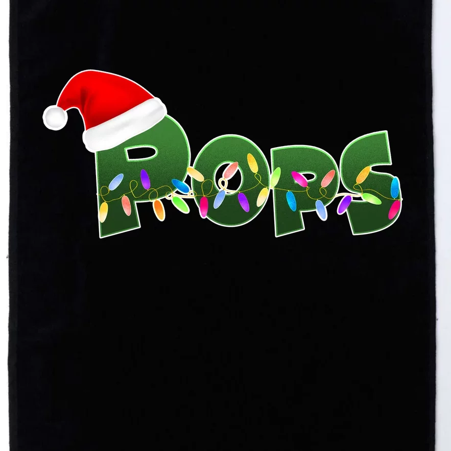 Christmas Santa Pops Platinum Collection Golf Towel