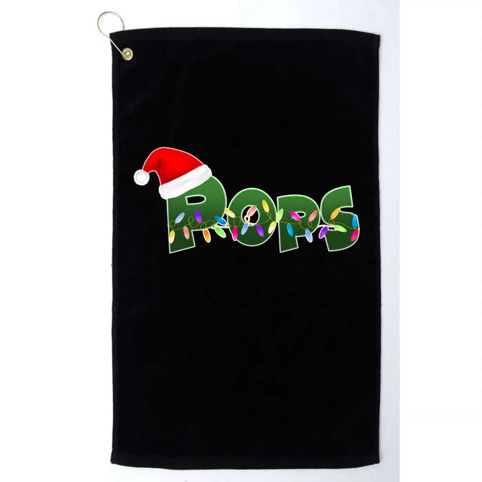 Christmas Santa Pops Platinum Collection Golf Towel