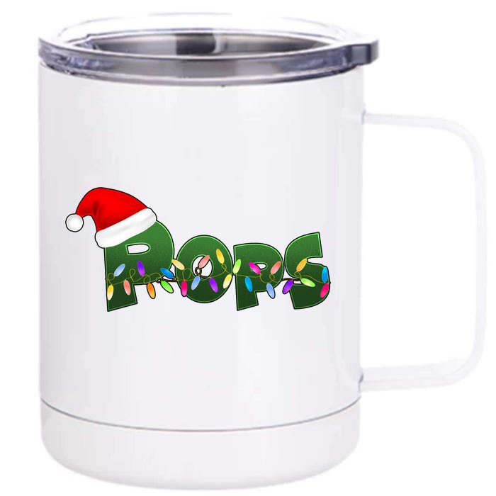 Christmas Santa Pops Front & Back 12oz Stainless Steel Tumbler Cup